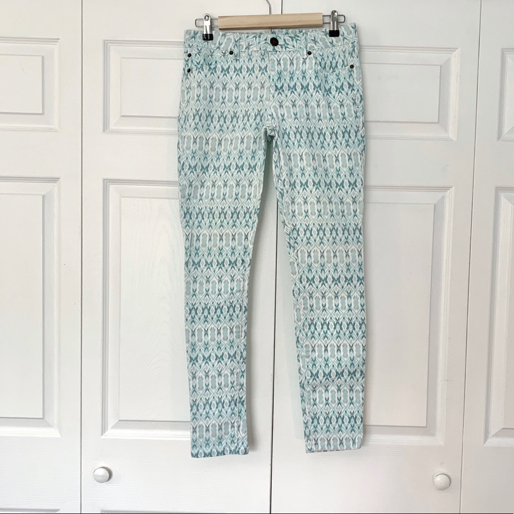 life in progress aztec print jeans
